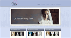 Desktop Screenshot of hearttoheartbridal.net